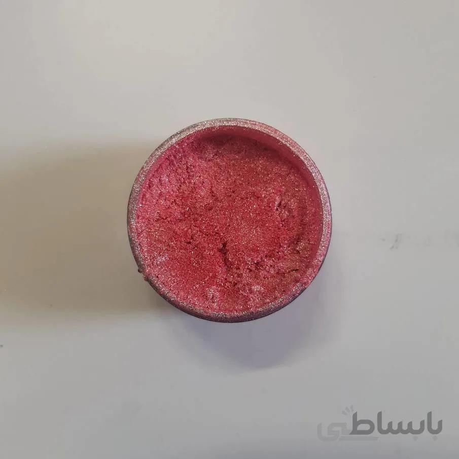 رنگ پودری صدفی صورتی
