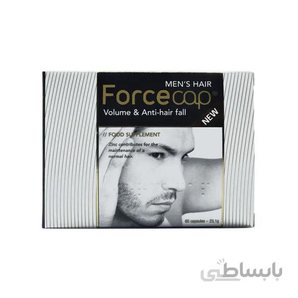 کپسول فورس کپ مخصوص آقایان ناتیریس ۶۰ عددی ا Natiris ForceCap Mens Hair60 Caps