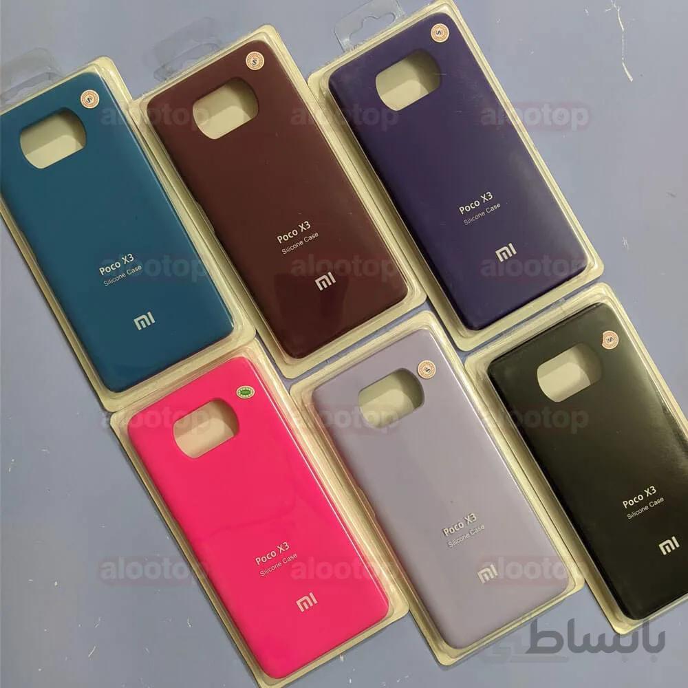 قاب سیلیکونی اورجینال شیائومی Poco X3 (اصلی مدل پاک‌کنی)