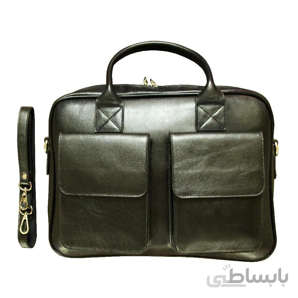 کیف چرم اداری زنانه (سایز متوسط) ا Women's office leather bag (medium size)