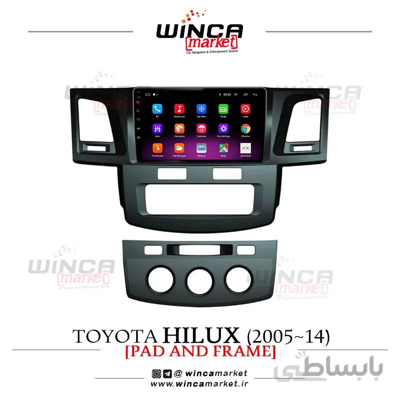 مانیتور تویوتا هایلوکس Hilux 2011-2015 فابریک اندروید سری M150-M100