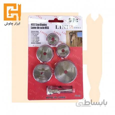 ست فرز اره ای 6 عددی