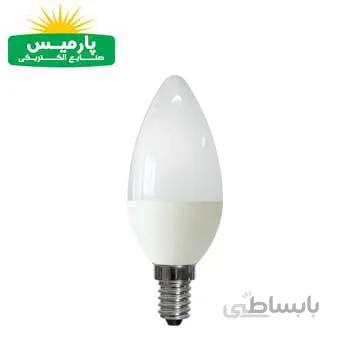 لامپ شمعی 8w کندل پارمیس ا led lamp bulb 8W parmis