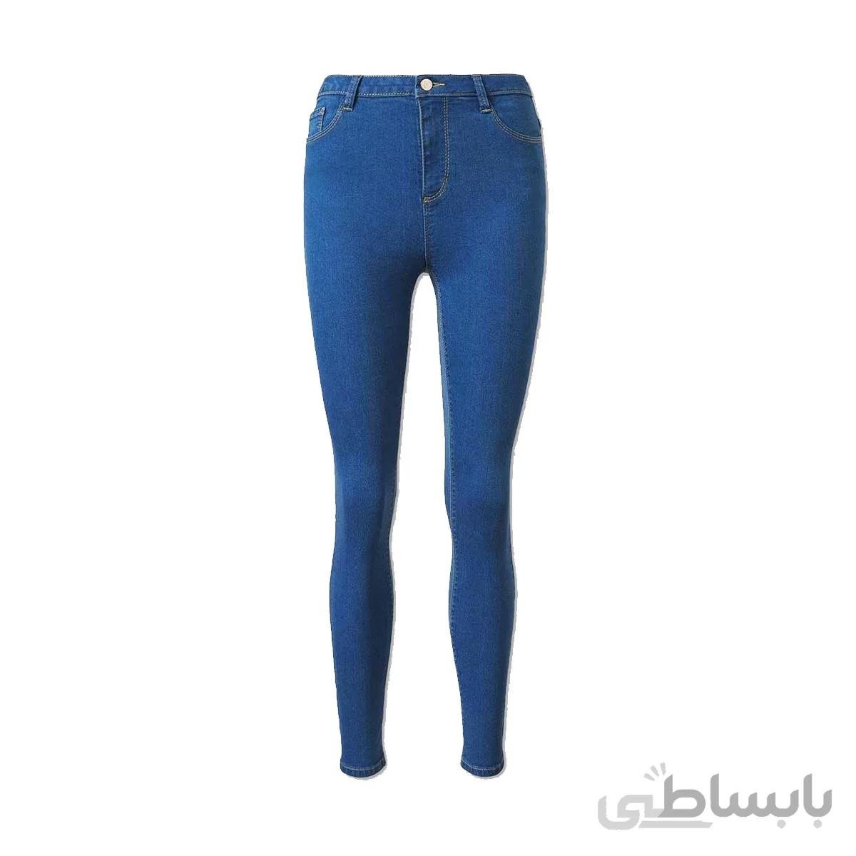 شلوار جین زنانه آبی روشن جذب