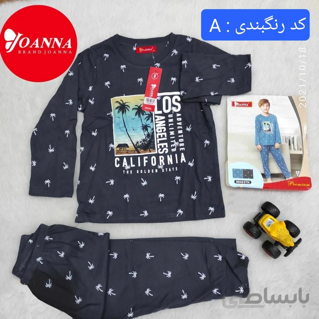 ست راحتی بلوز شلوار آستین بلند پسرانه بچگانه وارداتی جوانآ Joanna کد 205
