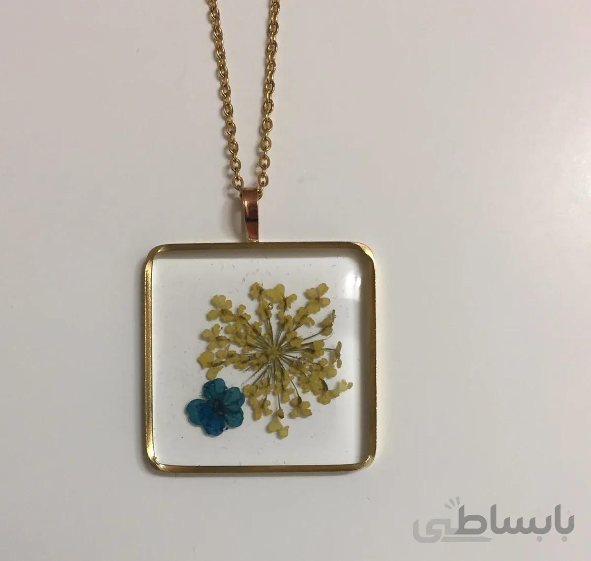 گردنبند رزین اپوکسی کد far-56