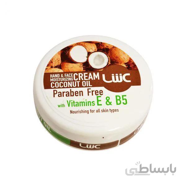 کرم مرطوب کننده عصاره نارگیل کاسه ای 100میل عش ا Asch Coconut Moisturizing Cream 100ml