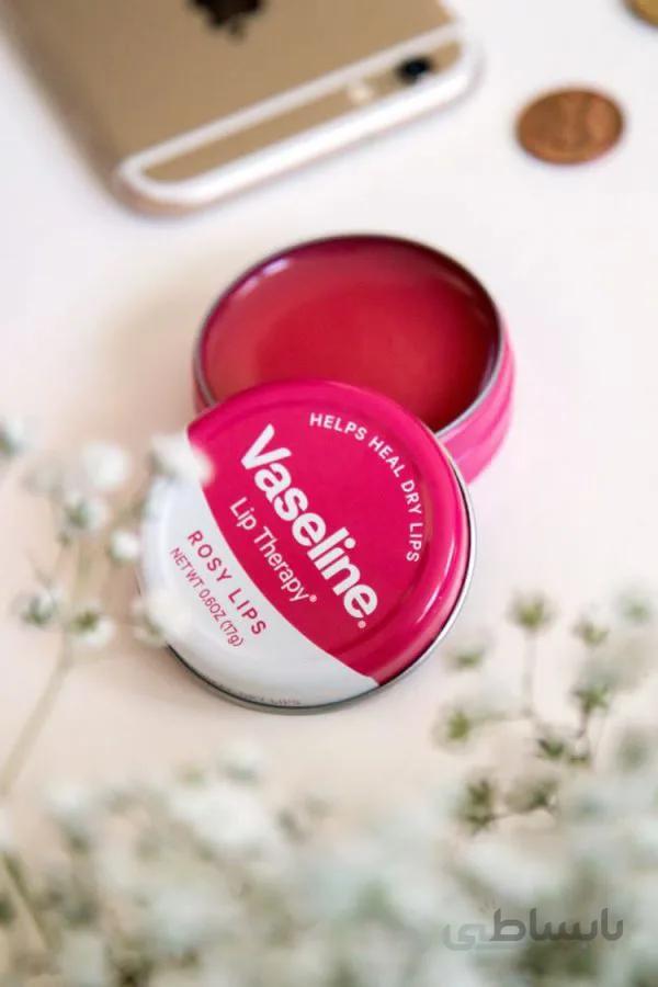 بالم لب گل رز vaseline