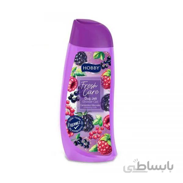 شامپو بدن هوبی مدل Fresh Care حاوی عصاره تمشک و شاه توت 500 میل