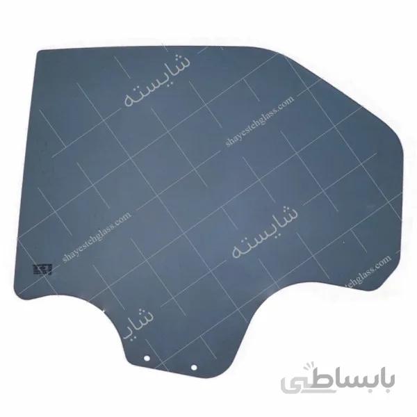 شیشه درب عقب چپ تندر 90 دودی