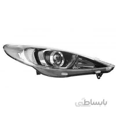 چراغ جلو راست کامل با لامپ مدرن مناسب برای پژو 207