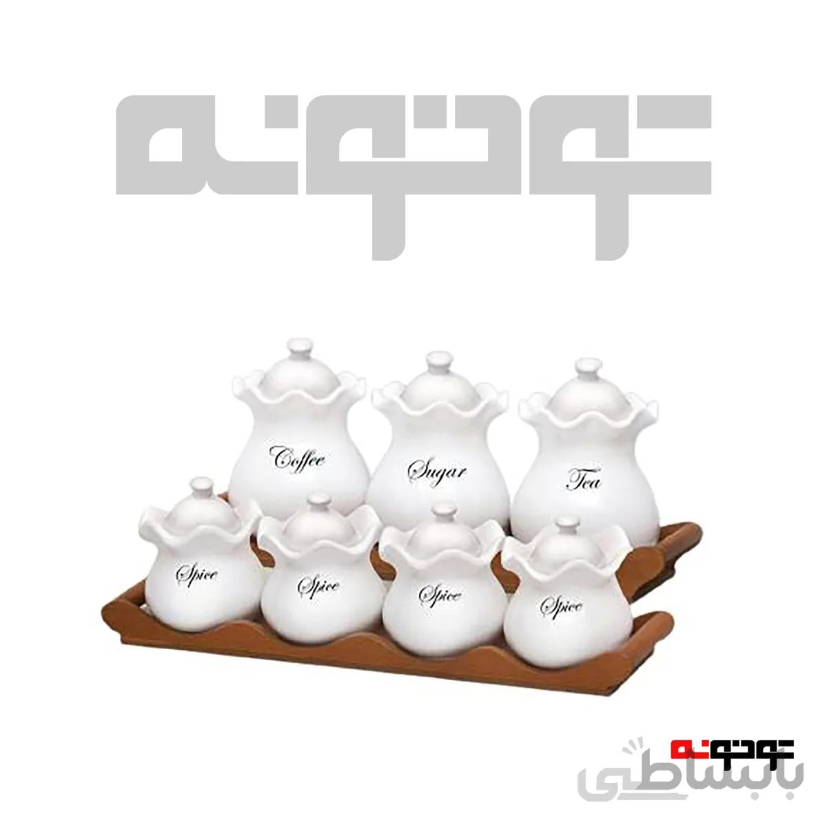 جا ادویه سرامیکی 9 پارچه