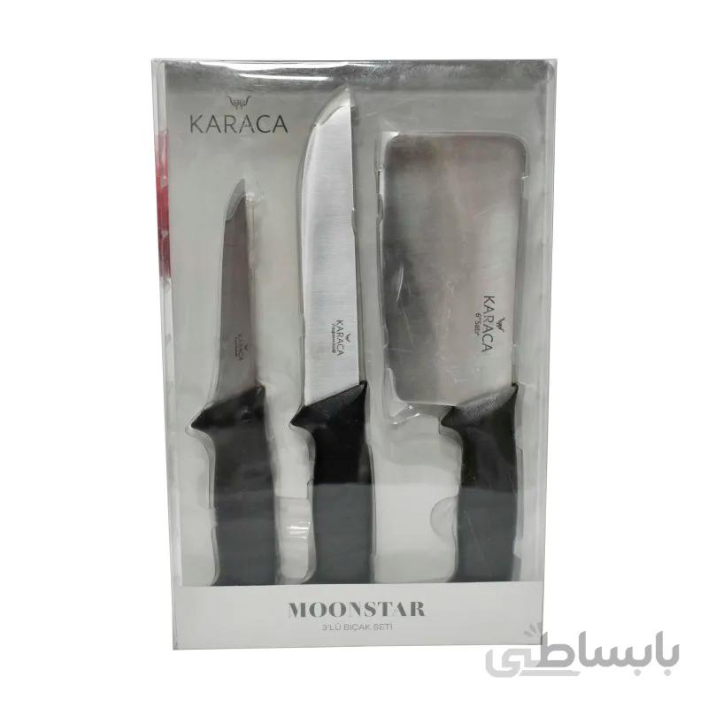 سرویس چاقو آشپزخانه 3 پارچه کاراجا کد56378