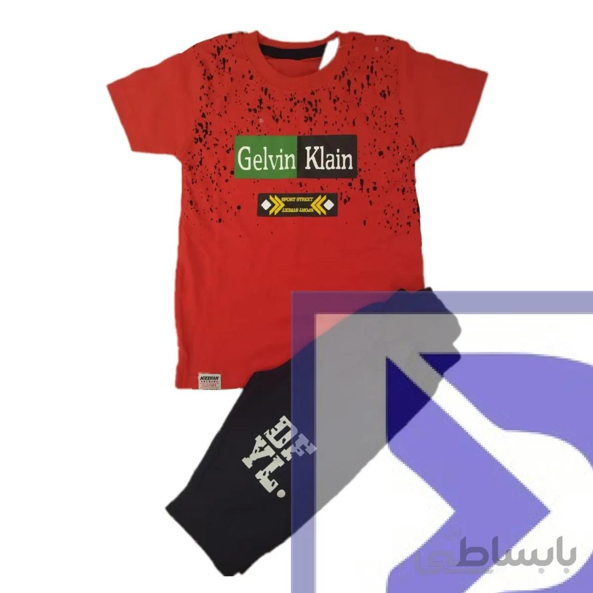 تیشرت و شلوارک پسرانه کلوین کد 390