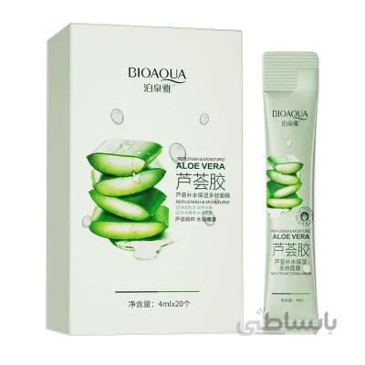ماسک جوانساز و ضد چین و چروک ساشه ای آلوئه ورا بیوآکوا BIOAQUA Aloe Vera Replenish & Moisturiz