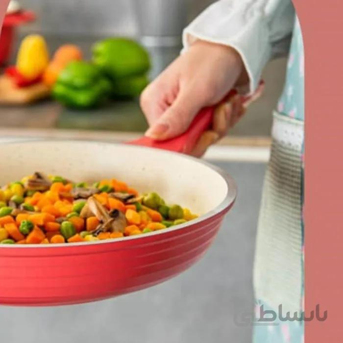 تابه تکدسته سایز 28 مدل کلاسیک خطی عروس کد 32228