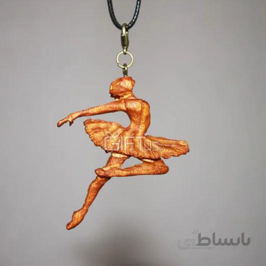 گردنبند چوبی رقص باله