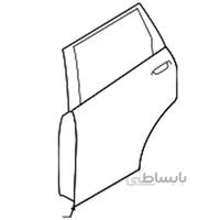 مجموعه درب عقب راست اصلی میتسوبیشی ( Genuine parts ) - اوتلندر