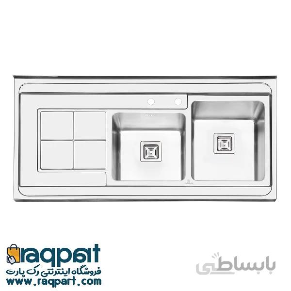 سینک پرنیان استیل مدل PS1113 روکار