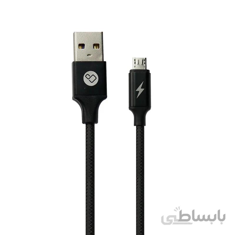 کابل تبدیل USB به Micro USB فست شارژ پرووان مدل PCC160-PD01 طول ۱ متر ۳ آمپر