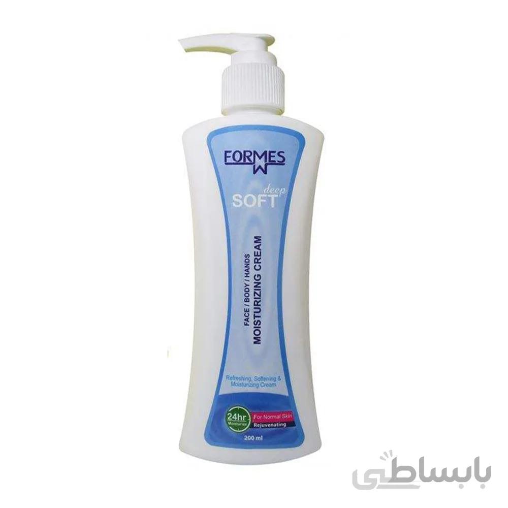 کرم مرطوب کننده فورمس مدل SOFT P حجم 200 میلی لیتر