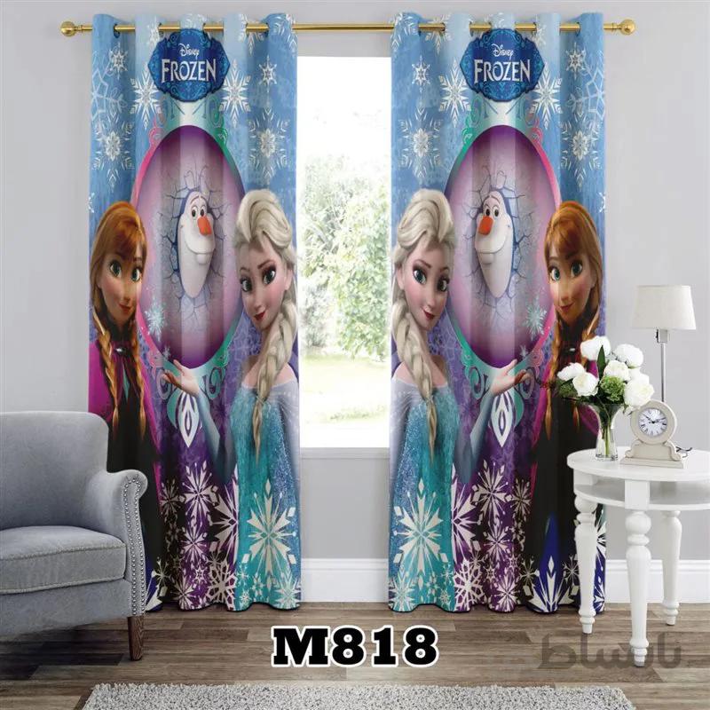 پرده پانچی کد 3d-M-818 طرح انیمیشن السا