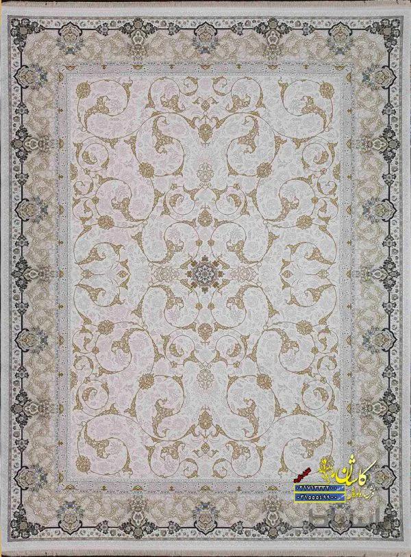 فرش طرح افشان اسلیمی طلا کوب