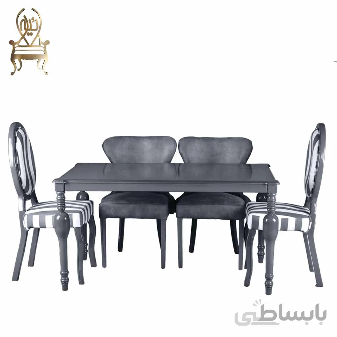 میز ناهار خوری آیدا | صندلی چستر کد 30010
