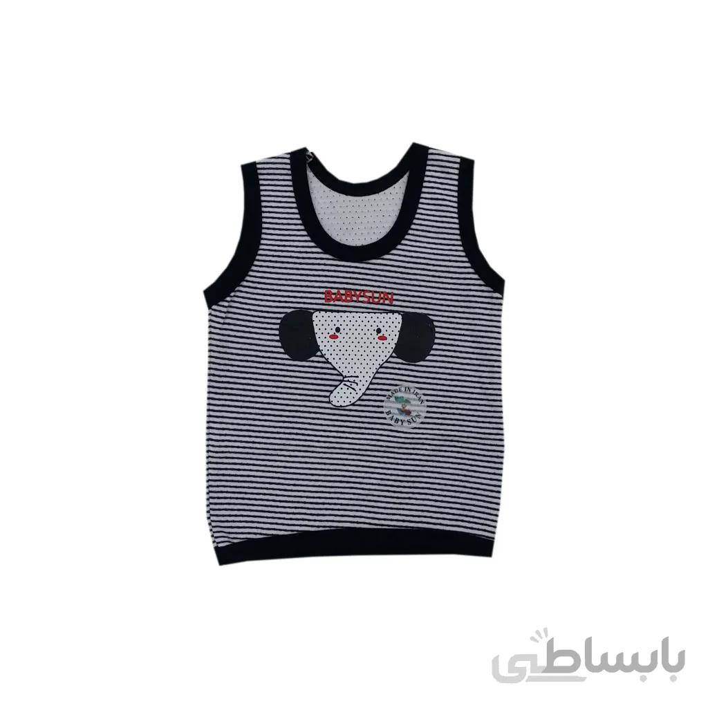 زیرپوش رکابی نوزادی بی بی سان طرح فیل