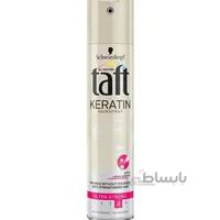 اسپری صاف کننده مو تافت مدل کراتین ا Schwarzkopf Taft Keratin Hair Spray 250ml