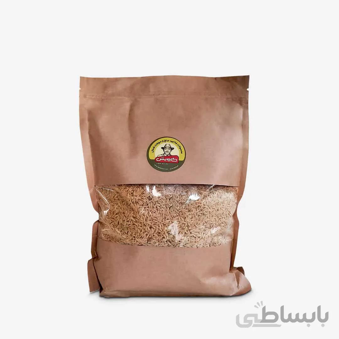 برنج قهوه ای (2 کیلویی ) کاویش