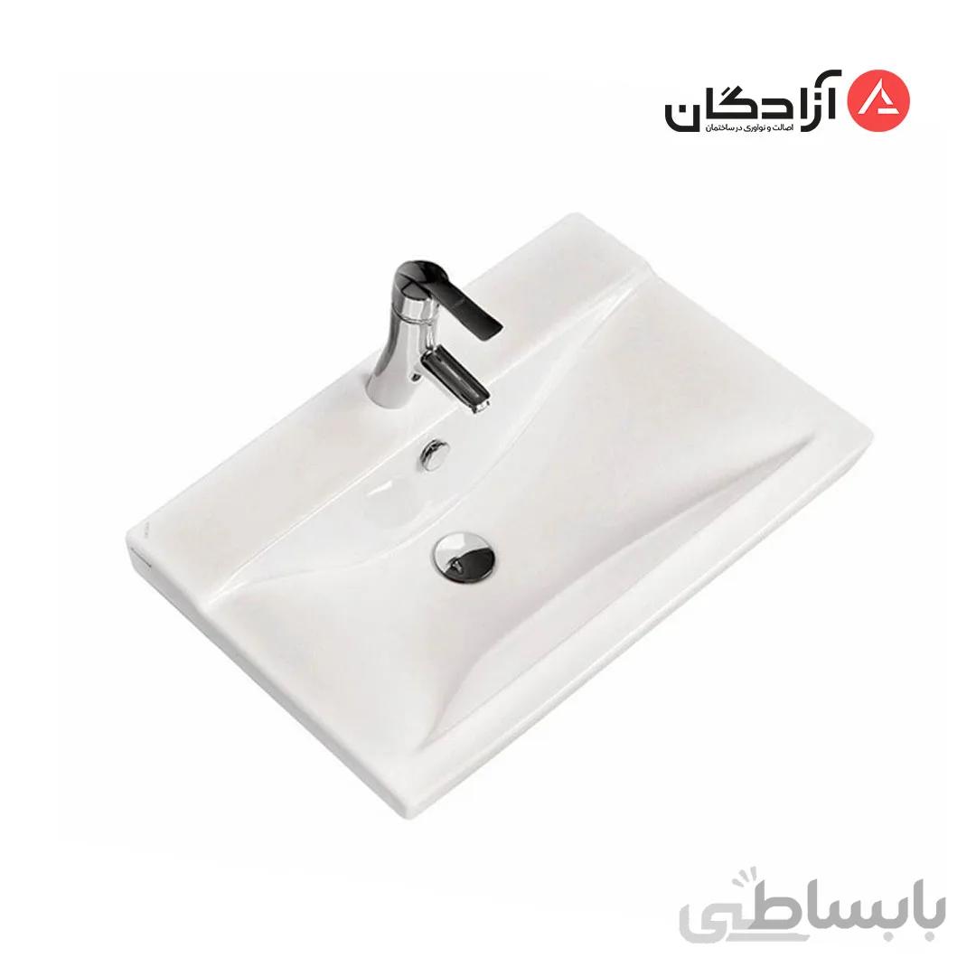 روشویی روکابینتی مروارید مدل کرون 67