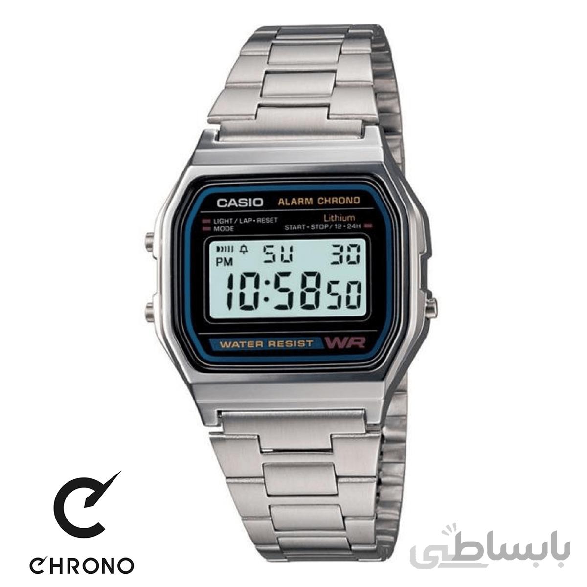 کاسیو A158WA-1DF ا ساعت مچی کاسیوA158WA-1DF