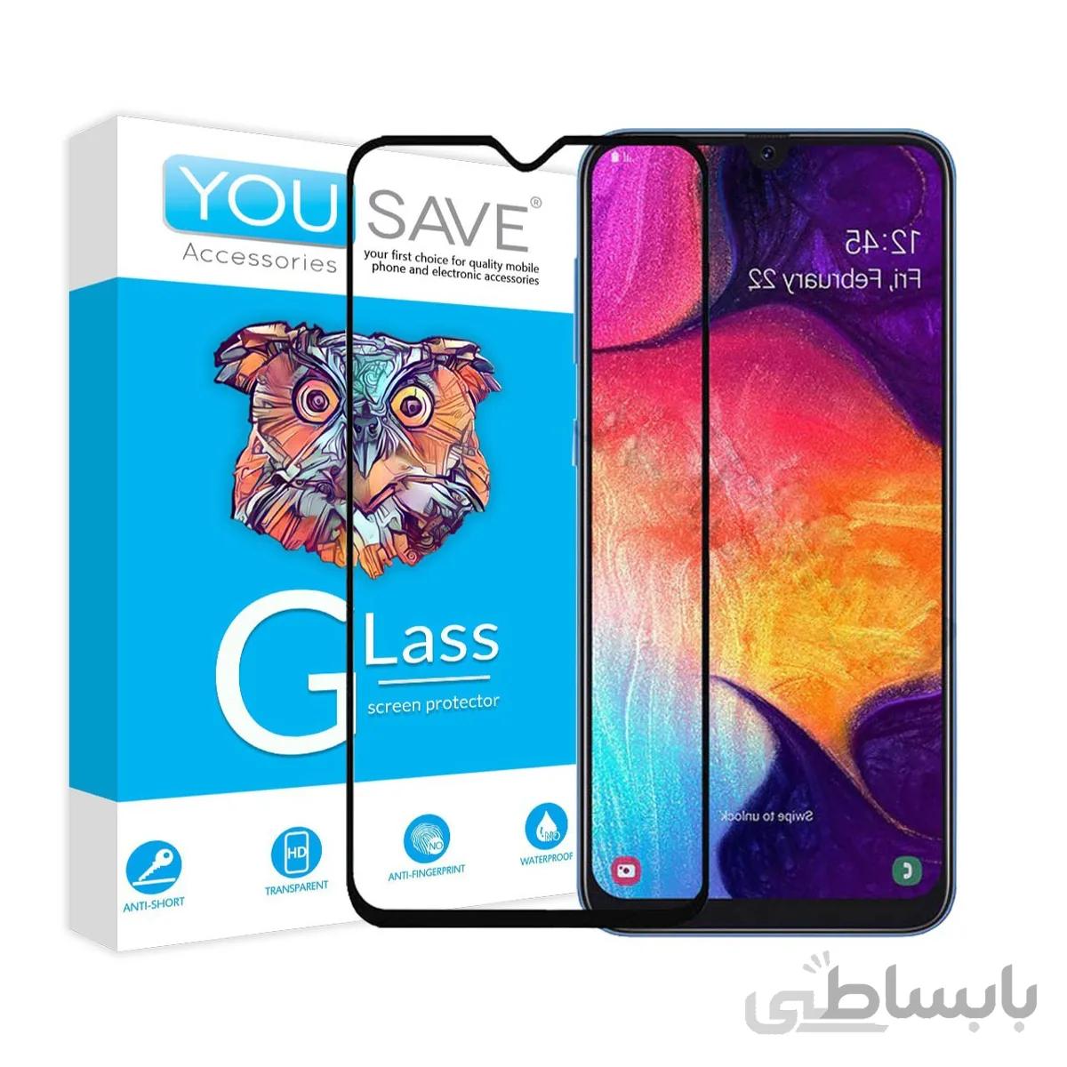 گلس تمام صفحه یوسیو مناسب برای گوشی سامسونگ Galaxy A20s