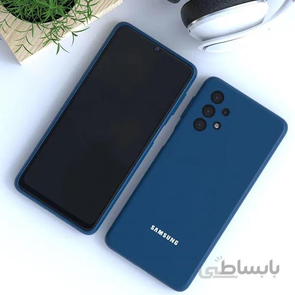 کاور قاب سیلیکونی گوشی موبایل سامسونگ مدل Galaxy A32 5G محافظ لنز دار ا Silicone case for Samsung Galaxy A32 5G