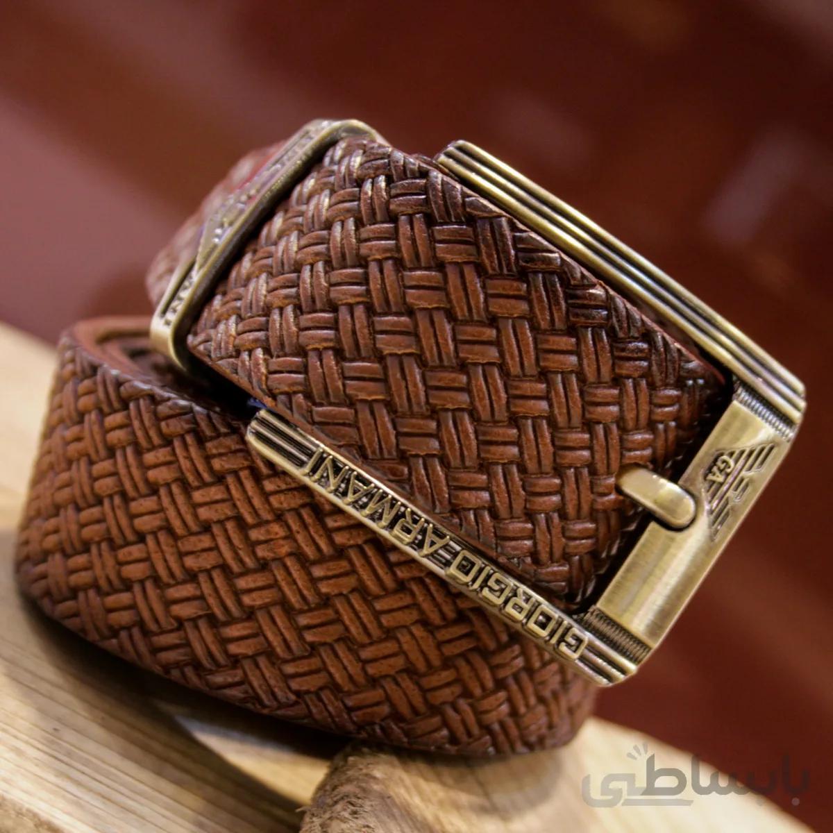 کمربند مردانه ی چرم آرمانی (ARMANI) کد223