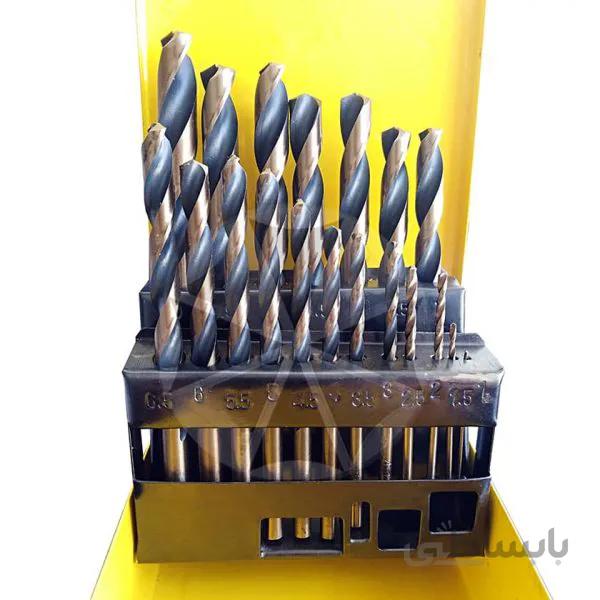 جعبه مته 19 عددی H-HSS سایز 1-10 ولف