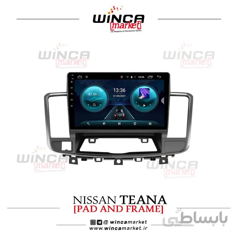 مانیتور اندروید نیسان تیانا TEANA سری اس S400 پلاس WINCA وینکا مدل RS855