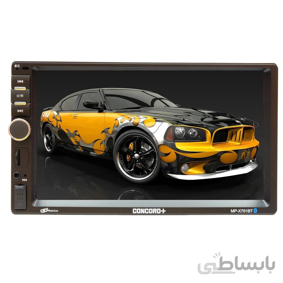 پخش کننده تصویری خودرو کنکورد پلاس مدل MP-X701BT