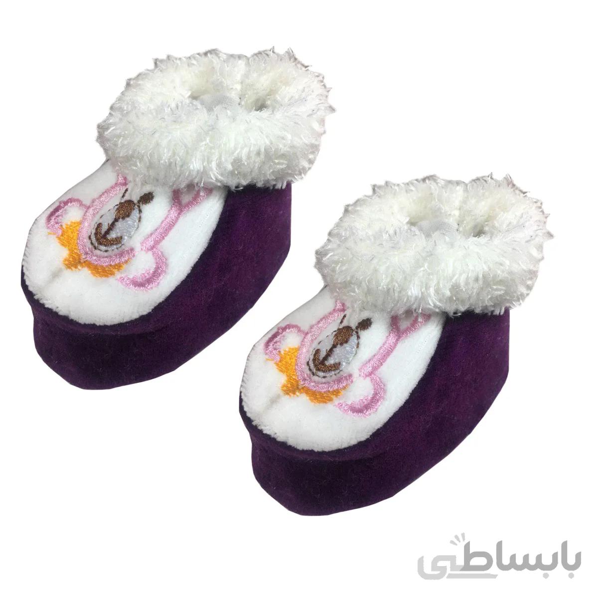 پاپوش نوزادی مدل خرسی