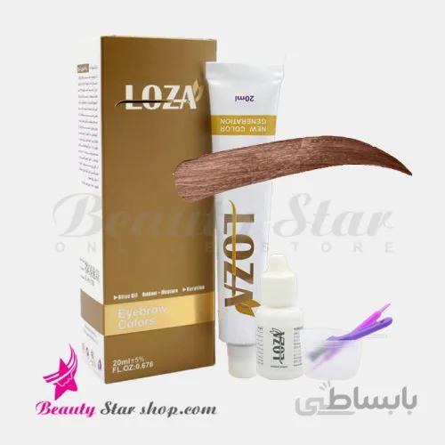 کیت رنگ ابرو کاراملی شماره 453.11 LOZA حجم 20 میلی لیتر