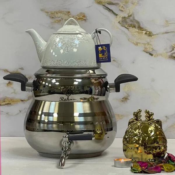 کتری قوری روهام مدل سایه 6لیتری رنگ سرمه ای