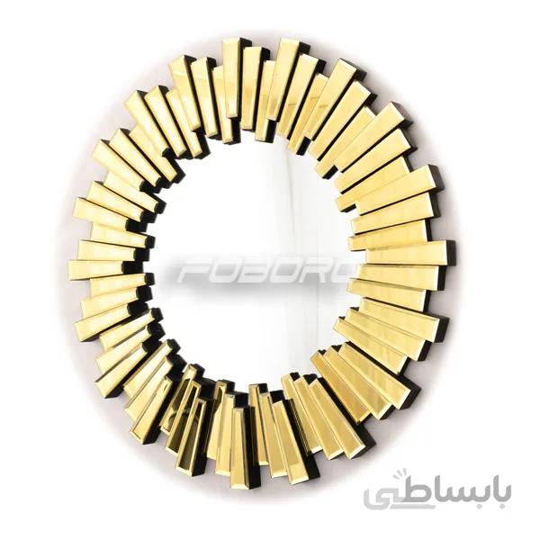 آینه دکوراتیو گرد مدل فورمیکا