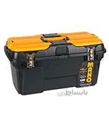 جعبه ابزار با قفل فلزی به همراه اورگانایزر 22 اینچ Mano MG22