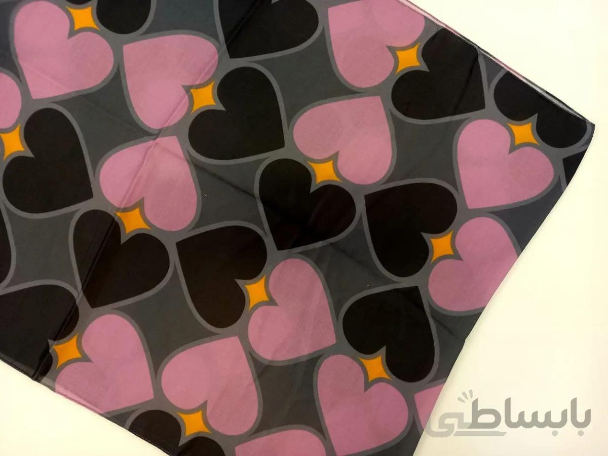 شال پاییزه طرح قلب کد 159