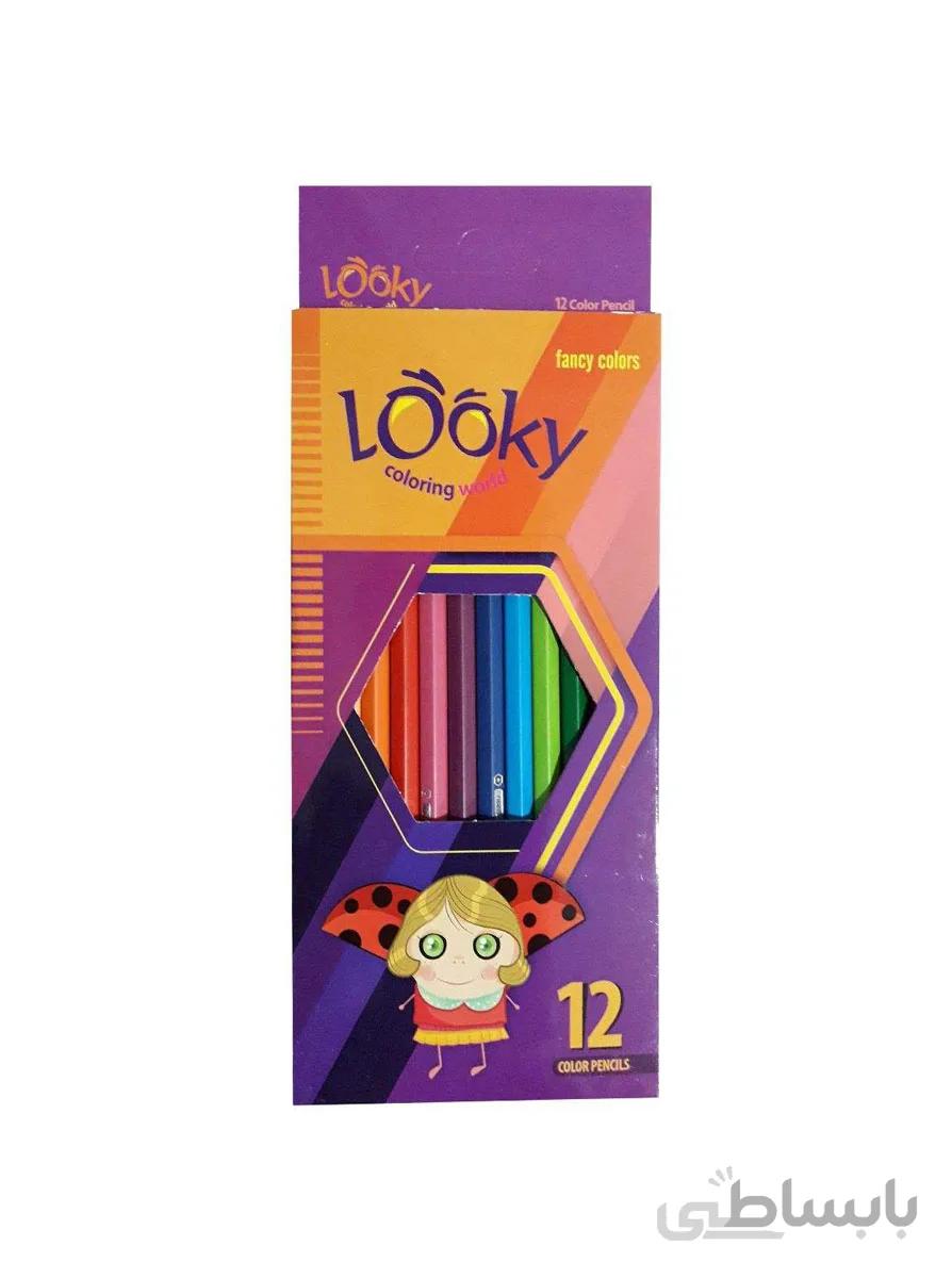 فروش عمده مداد رنگی 12 رنگ لوکی (Looky)
