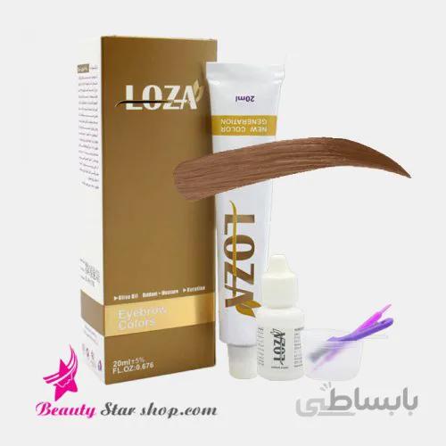 کیت رنگ ابرو بلوند شماره 7 LOZA حجم 20 میلی لیتر