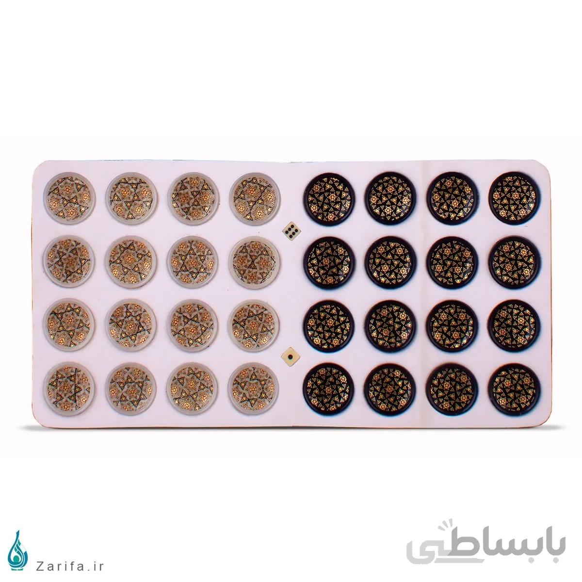 مهره تخته نرد خاتم سایز ۵۰ با کاور نایلونی