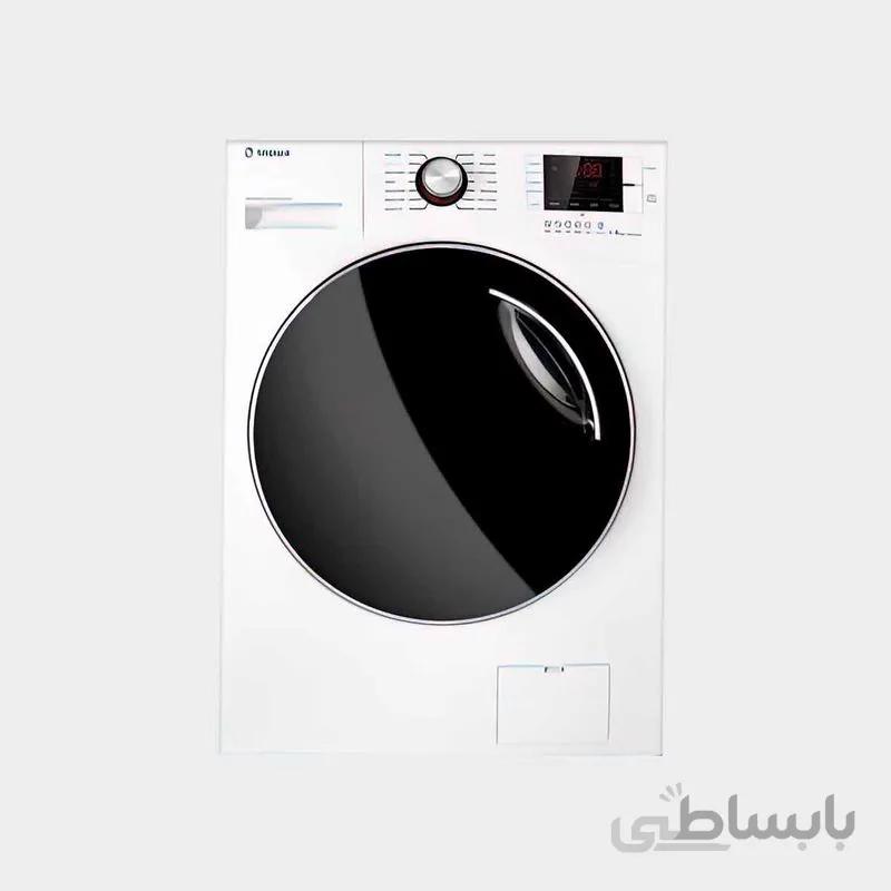 ماشین لباسشویی اسنوا اکتا سفید 8 کیلوگرم 84506 ا SNOWA washing machine model SWM-84506 capacity 8 kg