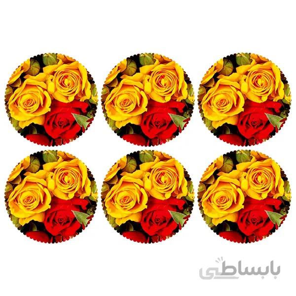 زیرلیوانی رنس کد C2-42800 بسته ۶ عددی